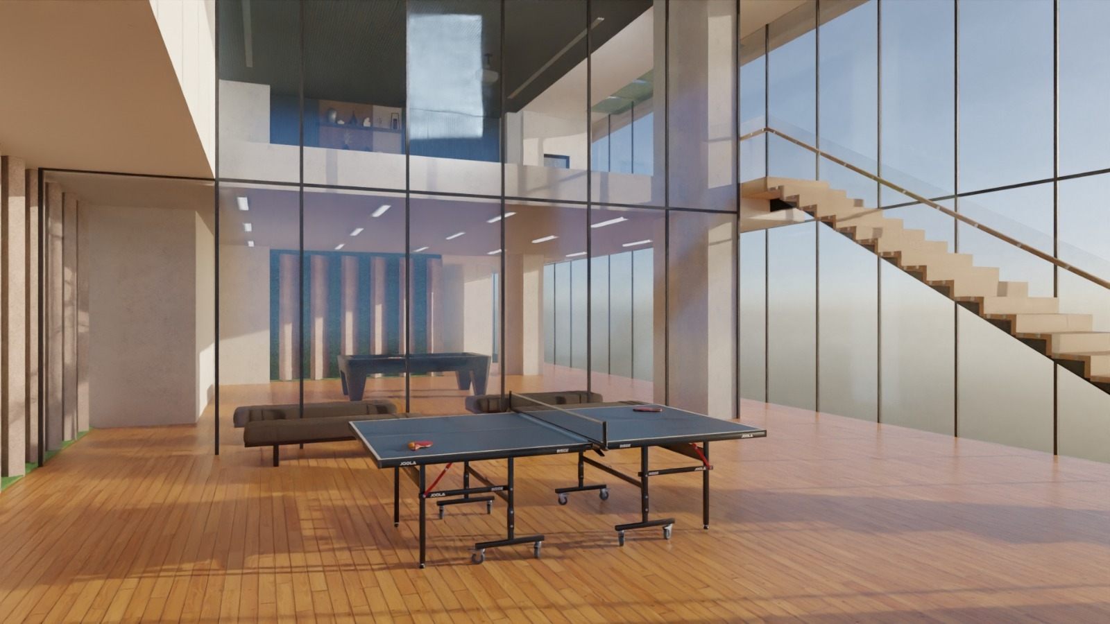 Belvedere table tennis room